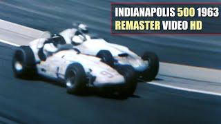 HD 1963 Indianapolis 500 Motor Speedway Indiana Parnelli Jones REMASTER VIDEO