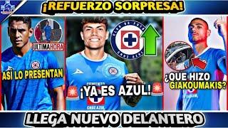 ¡REFUERZO SORPRESA CRUZ AZUL SUMA A UN NUEVO DELANTERO AL EQUIPO - ASÍ PRESENTARON A LUIS ROMO