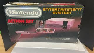 Nintendo NES Action Set BOX AND FOAM ONLY Grey Zapper