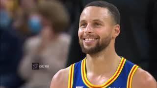 Stephen Curry cant help but laugh at making Coach Pop furious with logo buzzer beater 3 