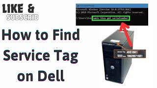 How to Find Service Tag on Dell