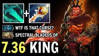 NEW 7.36 SPECTRAL BLADE + Rapier WK vs Pro PA Crazy Curse DMG Epic Late Game Battle Dota 2