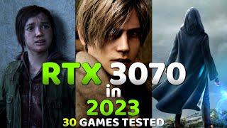 GeForce RTX 3070 Test In 2023 With 30 Games  1440P  DLSS 