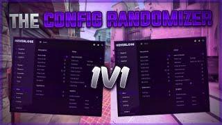 THE CONFIG RANDOMIZER 1V1  CSGO HVH ft. ChaosCS neverlose.cc