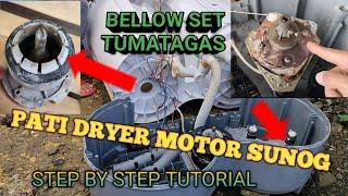 Washing machine repairSpin dryer motor and bellow set replacementtagalog#youtubevideos #tutorial