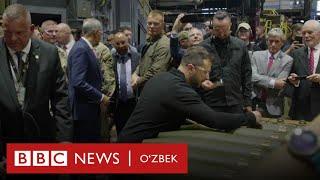 Зеленский Украина Ғалаба режаси билан Америкага борди - BBC News Ozbek