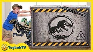 Giant LEGO Dinosaur Toys Surprise Build Dinosaurs with Jurassic World Fallen Kingdom Toy Playsets
