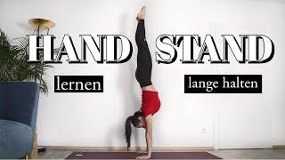 Handstand lernen & lange halten Tipps- Turnen