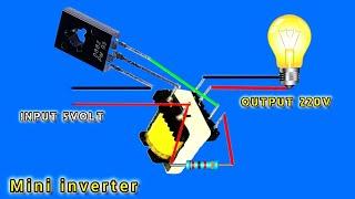 Make 3.7v to 220v AC Inverter  Inverter Using D882 Transistor