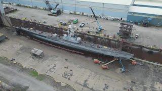 USS Cod ready to return home to Cleveland after undergoing $1.4 million renovation