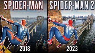 Spider-Man 2 PS5 vs Spider-Man Remastered PS5  Direct Comparison