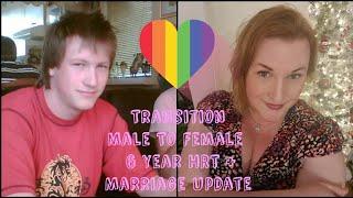 Transition MtF Journey Before and After 6 Years on HRT and Marriage Update