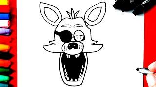 COMO Desenhar  FOXY - FIVE NIGHTS