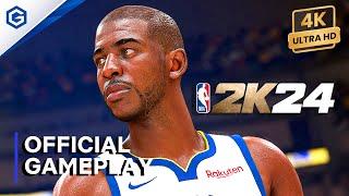 NBA 2K24 PS5 GAMEPLAY - WARRIORS vs SUNS 4K UHD