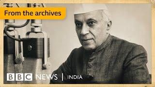 Jawaharlal Nehru’s first TV appearance  Archives  BBC News India