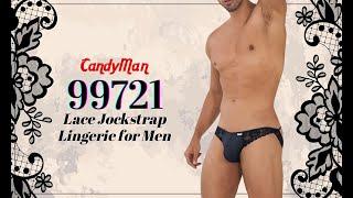 Candyman 99721 Lace Jockstrap Mens Lingerie - Johnnies Closet