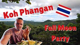 Koh Phangan + Full Moon Party  Thailand Solo Backpacker Vlog