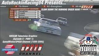 NASCAR Television Graphics Episode 5 – Pt. 1 Speedvision & SPEED Channel 1996-2005