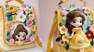 Hermosas mochilas en crochet 