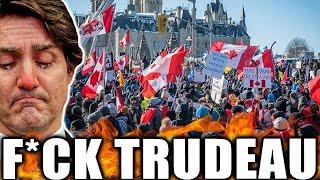 FREEDOM CONVOY F*CK TRUDEAU PROTEST GETS INSANE ON CANADA DAY