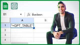 How to Use ChatGPT in Google Sheets Full Tutorial