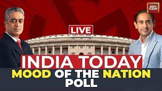Rajdeep Sardesai & Rahul Kanwal LIVE  Mood Of The Nation LIVE  Lok Sabha Elections 2024 LIVE News