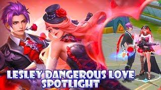 Lesley Dangerous Love Skin Spotlight  Valentines  Special Skin  Mobile Legends