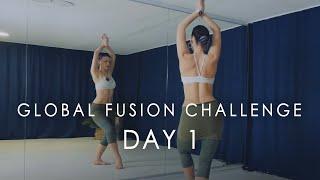 Global Fusion IG Challenge  Day 1 lesson by Olga Meos  Tribal Fusion Belly Dance class