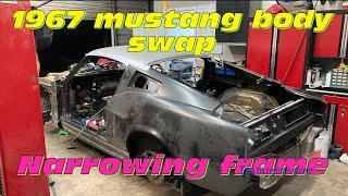 1967 Mustang body swap part 4