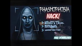 PHASMOPHOBIA NEW HACK ️  UNLIMITED MONEY HORROR GHOSTS FPS  SCARY MOMENTS