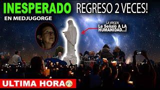 INESPERADO la VIRGEN REINA DE LA PAZ REGRESO 2 VECES en MEDJUGORJE y esto le Señaló A LA HUMANIDAD