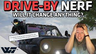 DRIVE-BY NERF IS HERE - But will it change anything??? Test + comparison - PUBG