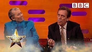 When Hugh Laurie was told to throw poo at a lion  The Graham Norton Show - BBC