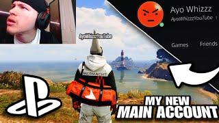 MY BRAND NEW MAIN ACCOUNT is finally here in GTA Online... i got banned from playstation