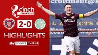 Hearts shine as Celtic fail to capitalise on Rangers slip  Hearts 2-0 Celtic  Highlights