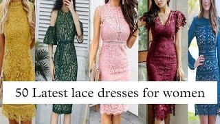 50 latest lace dresses for womenDress patterns for women