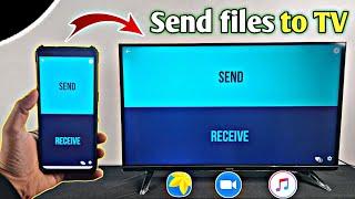 How to send files to Android tv  phone se tv me file transfer kaise kare