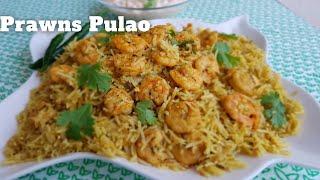 ചെമ്മീൻ പുലാവ്  Prawns Pulav Recipe in MalayalamChemeen pulao Eid special recipeSimple and Tasty