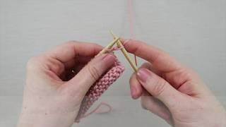 How to increase one stitch in knitting