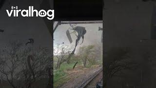 Train Conductor Finds Himself Caught In Tornados Path  ViralHog