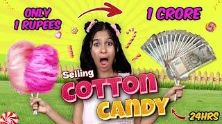 Making 1 Crore with Cotton Candy ? Cotton Candy Challenge For 24 Hours  Paris lifestyle