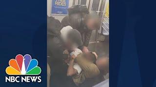 Video shows NYC subway confrontation end with fatal chokehold