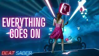 Porter Robinson - Everything Goes On in Beat Saber Expert+ Mixed Reality