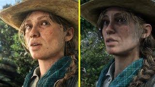Red Dead Redemption 2 Trailers vs Retail Xbox One X Graphics Comparison