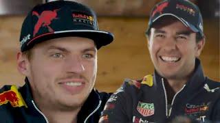 Can Max Verstappen and Checo Perez NOT LAUGH?  #AustrianGP