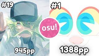 osu weekly highest pp plays