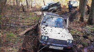 Ока 4х4 ЗАВОДИТ... джиперов в непролазное БОЛОТО Жёсткий гряземес. УАЗ пасует Самодельный вездеход