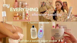 my EVERYTHING shower routine + hygiene essentials *how to smell good 247*