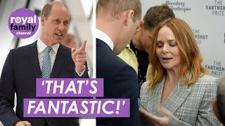 Fashion Queen Stella McCartney Admires Prince William’s Tie