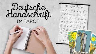 Unsere deutsche Handschrift im Tarot